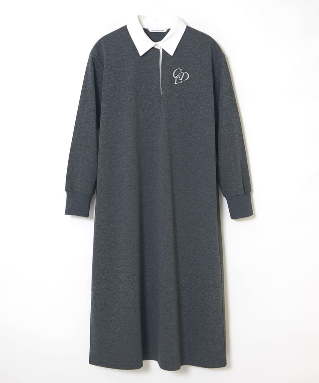 Aライン ポロ ワンピース【オンラインショップ・一部店舗限定】