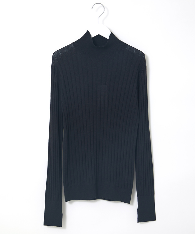 シルク リブ編み ニット【一部店舗限定】