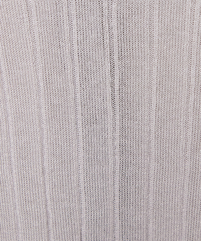 シアー ワイドリブ カーディガン