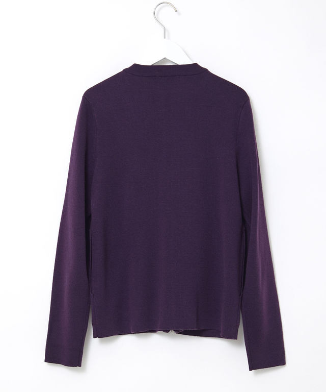 フルジップ ニット カーディガン