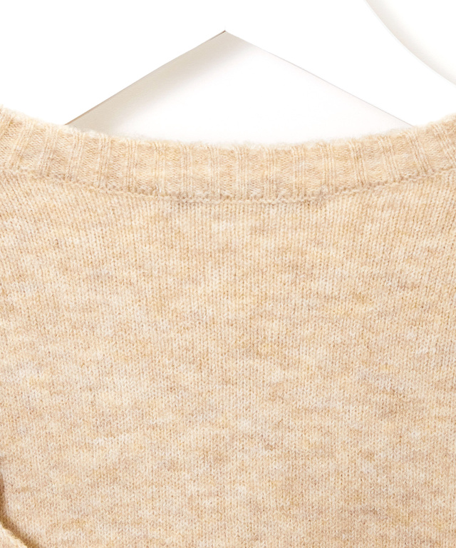 ウールブレンド キャミソール付き デザイン セーター