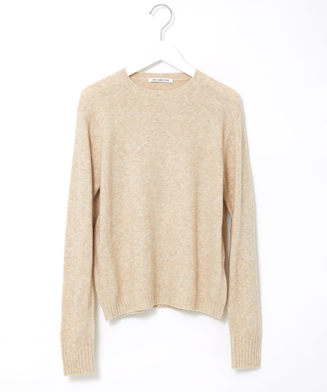 ウールブレンド キャミソール付き デザイン セーター