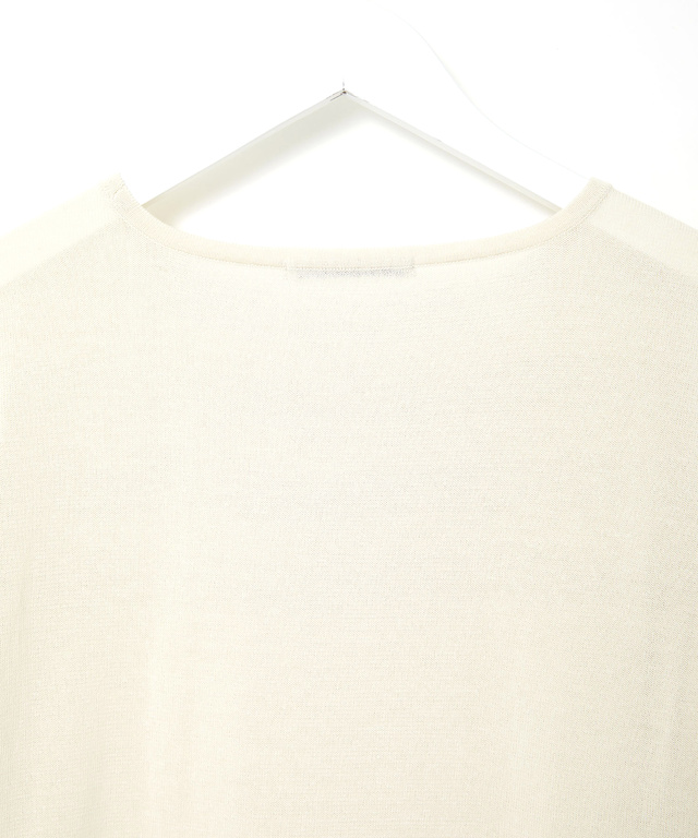 ラメボーダー ドルマンニット【手洗いOK】【オンラインショップ・一部店舗限定】