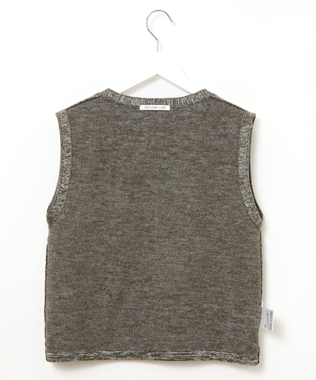 ラメツイード ジレ