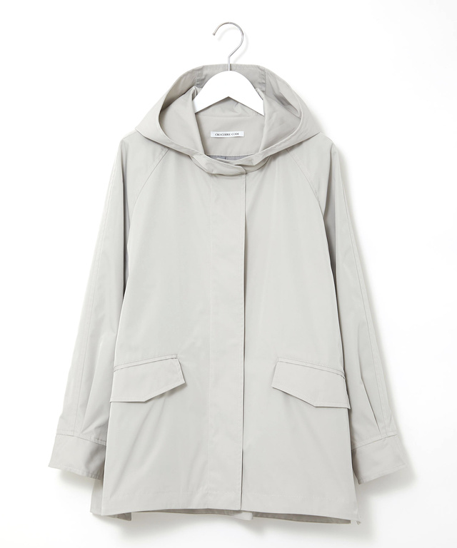 テントシルエット フーディー ジャケット