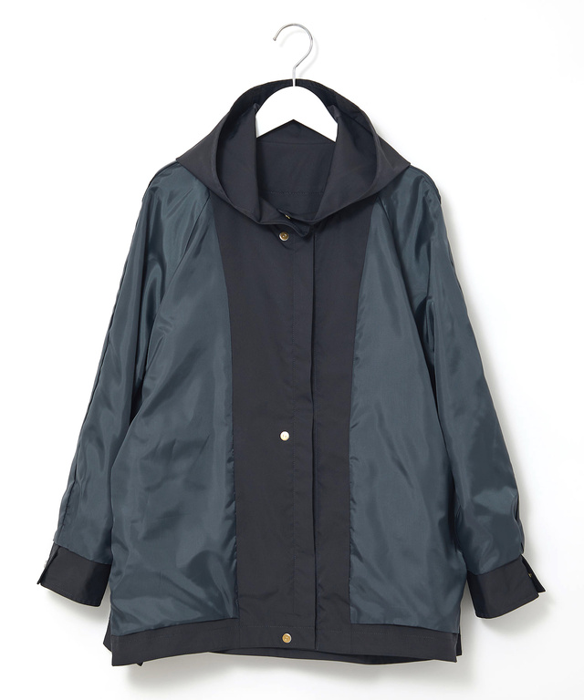テントシルエット フーディー ジャケット