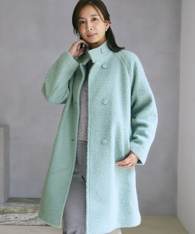 ボア スタンドカラー コート【一部店舗限定】