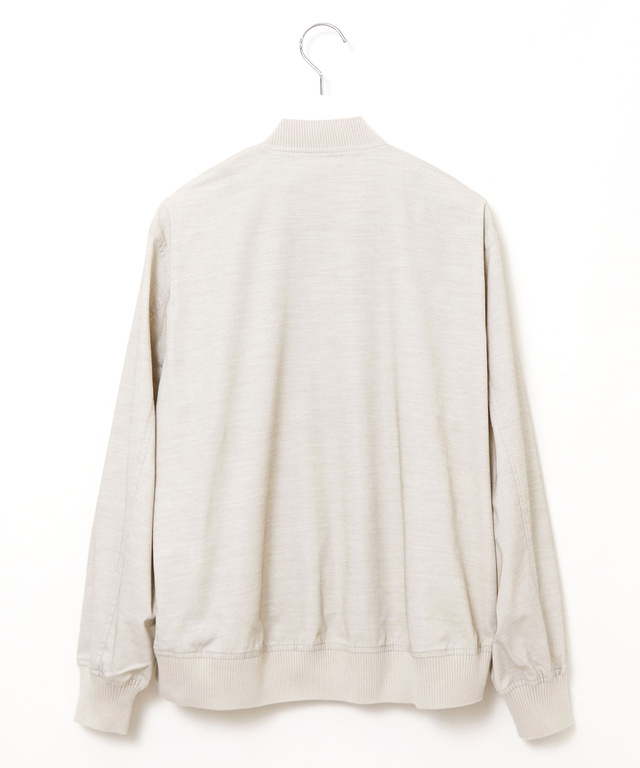 リネンライク ライトブルゾン