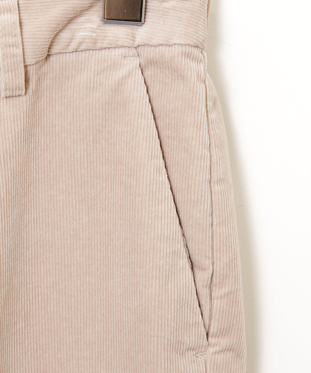 コーデュロイ スリム パンツ