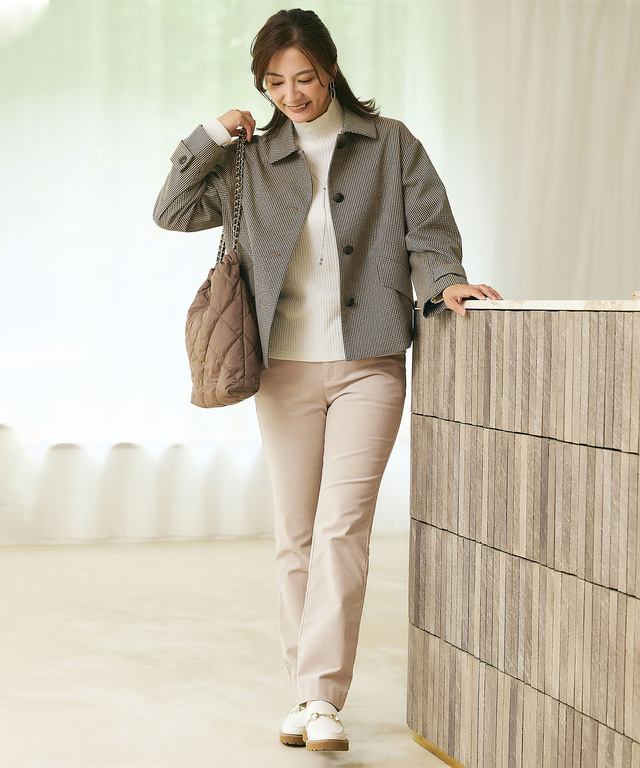 コーデュロイ スリム パンツ