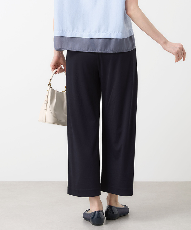 レーヨンブレンド カットソー ワイドパンツ