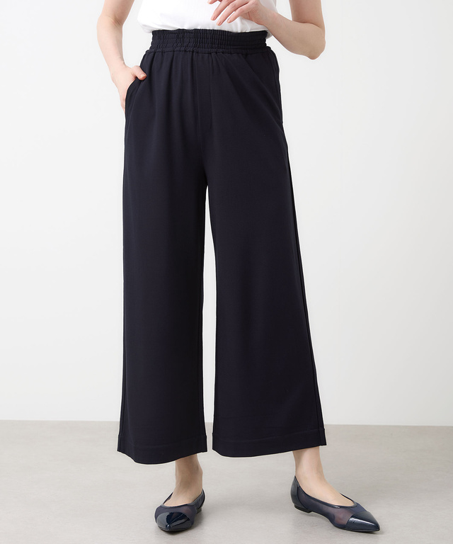 レーヨンブレンド カットソー ワイドパンツ