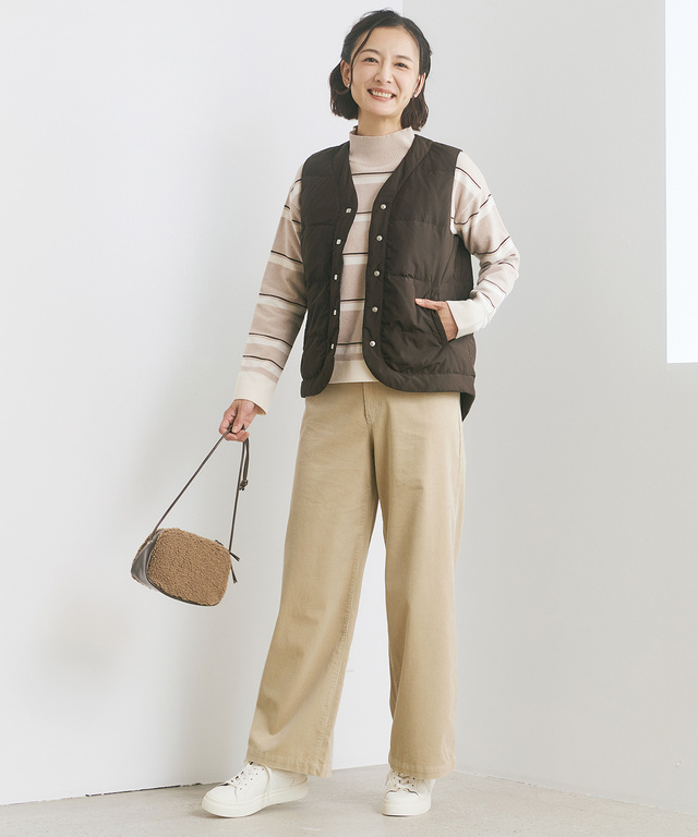 コーデュロイ セミワイド パンツ