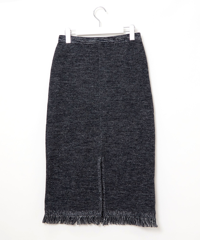 ラメ ニット スカート