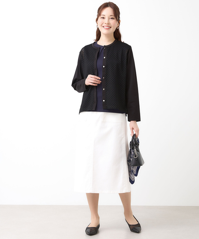 ウエストゴム デニム スカート