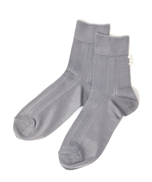 パール デザイン ソックス