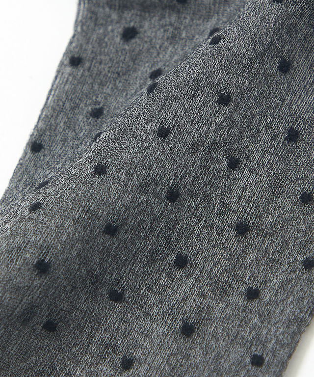 ドット柄 シアー  ソックス【オンラインショップ・一部店舗限定】