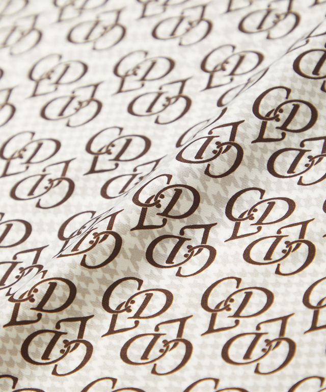 リバーシブル モノグラム スカーフ