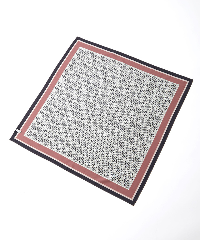 リバーシブル モノグラム スカーフ