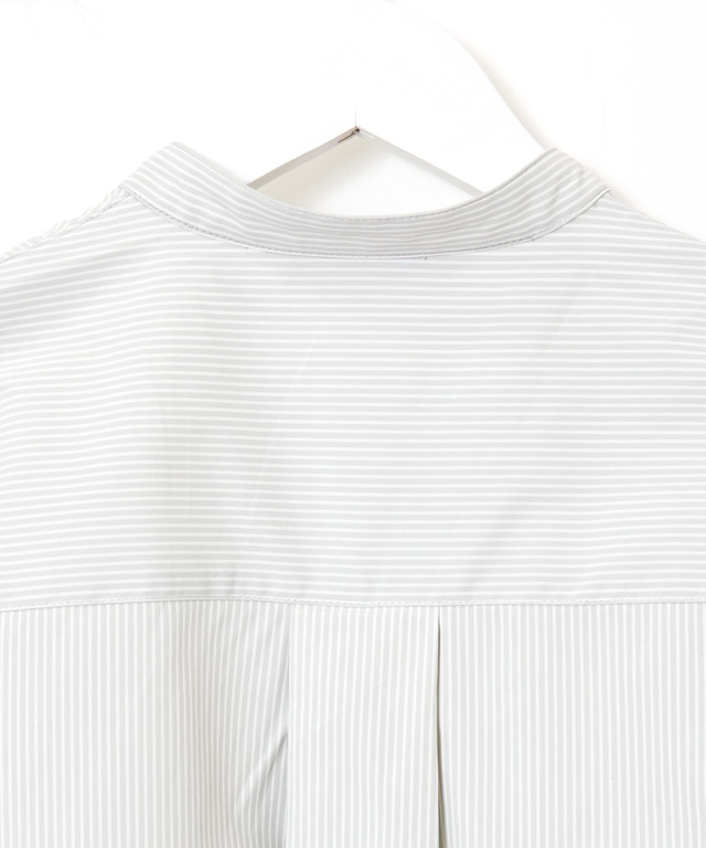 ヨーク切り替え ストライプ ワンピース