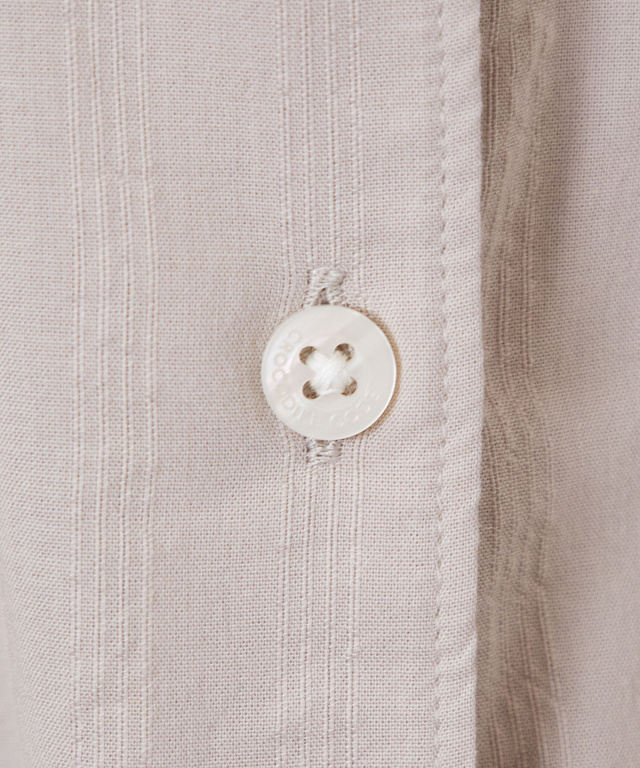 ドビーストライプ シャツワンピース