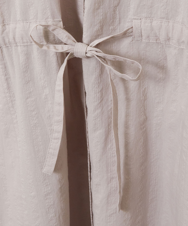 ドビーストライプ シャツワンピース