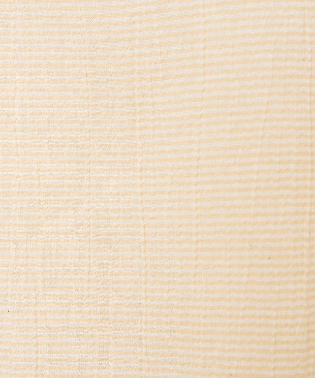 高島チヂミ ドットボタン ブラウス【JAPAN FABRIC】