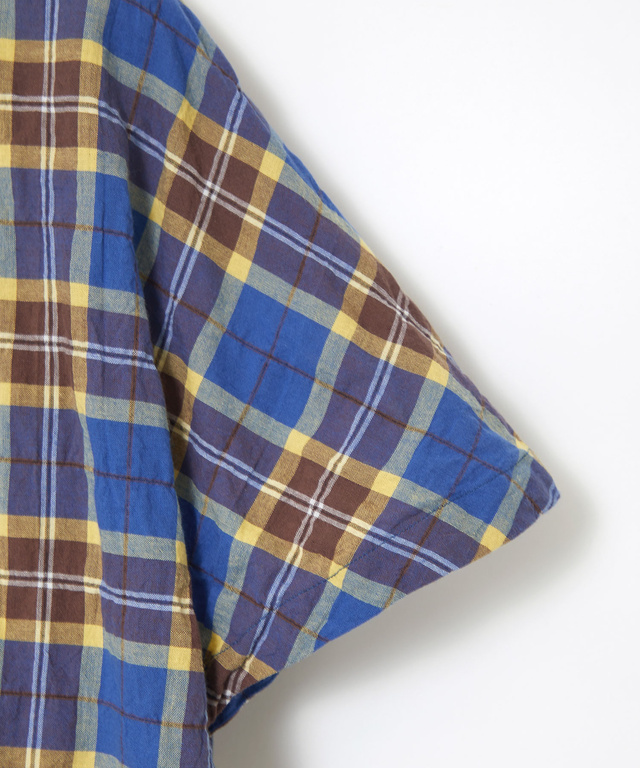 オーガニックコットン バンドカラー ブラウス