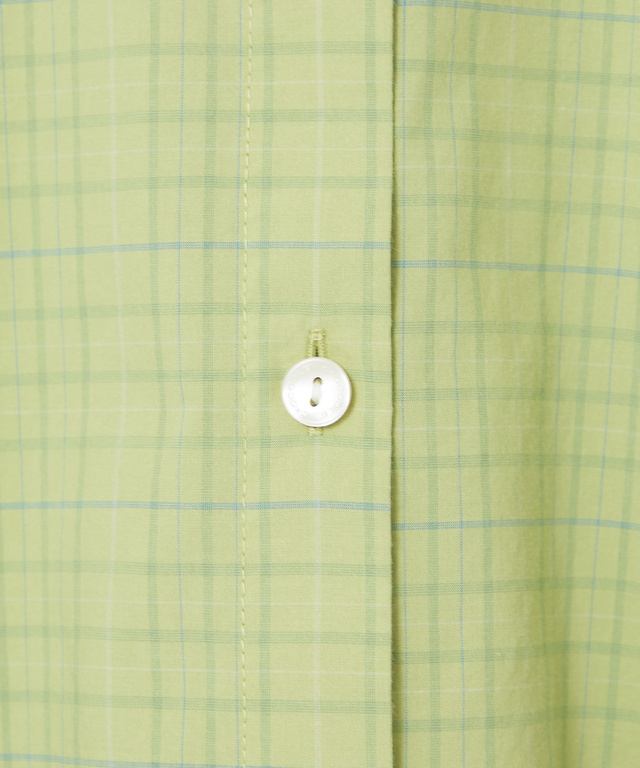 ピンタックデザイン コットン ブラウス