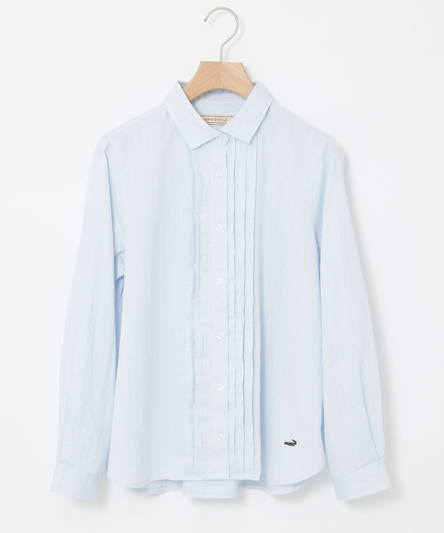 コットン タックデザイン ブラウス