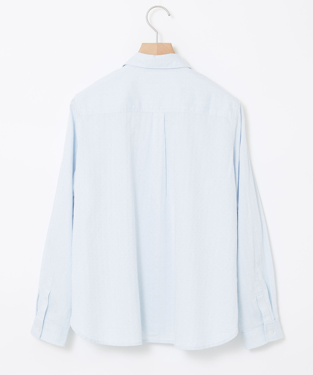 コットン タックデザイン ブラウス