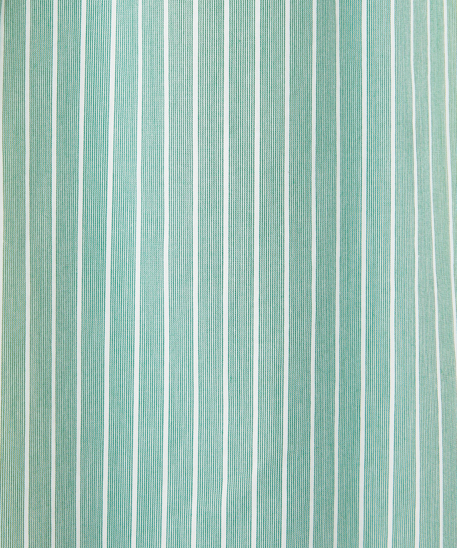 フリルカラー  ストライプ ブラウス