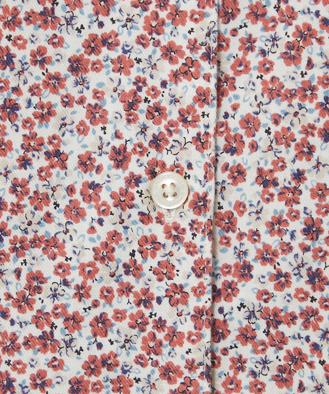 小花柄プリント ブラウス