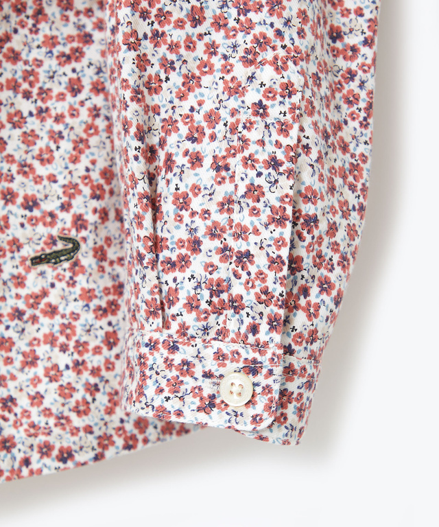 小花柄プリント ブラウス