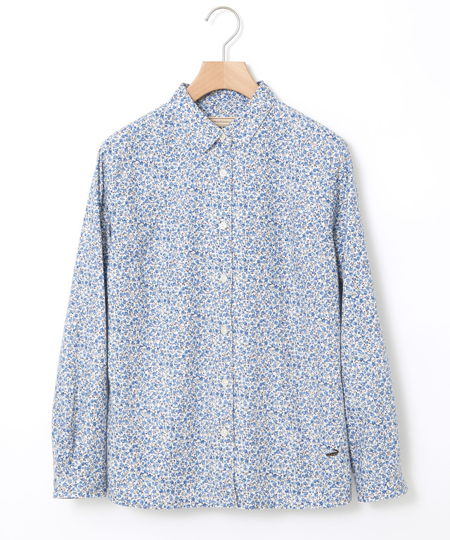 小花柄プリント ブラウス