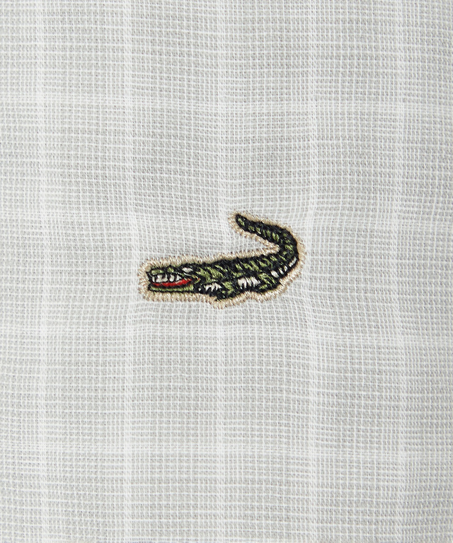 チェック柄 ガーゼ ブラウス