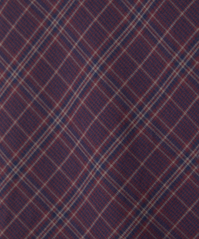 グレンチェック デザイン ブラウス