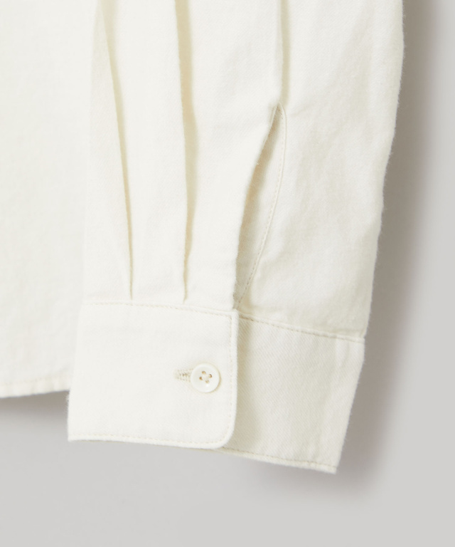 刺繍フリルデザイン 長袖 ブラウス