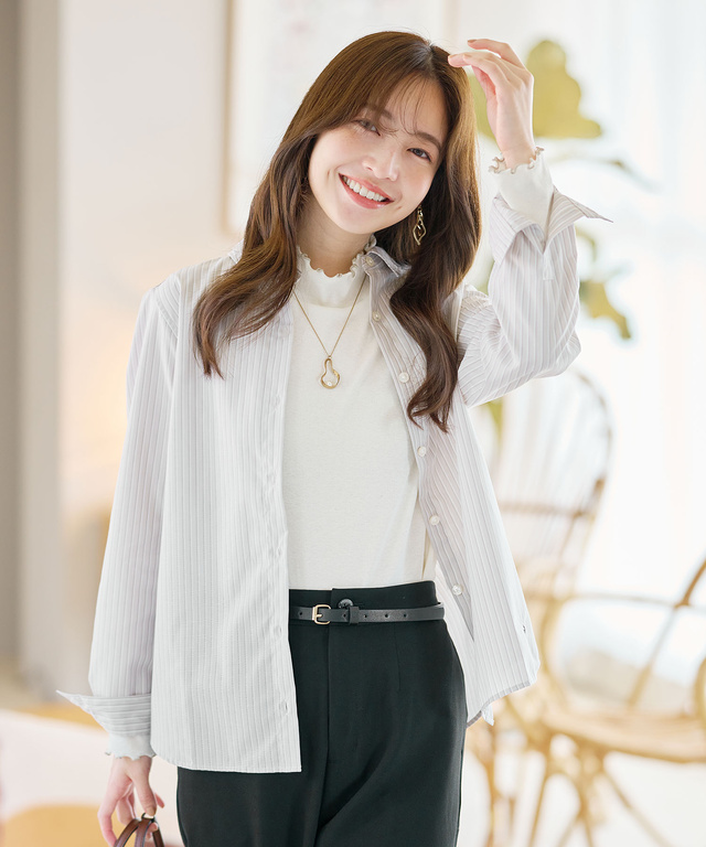 ノンアイロン ブラウス 【シワになりにくい】