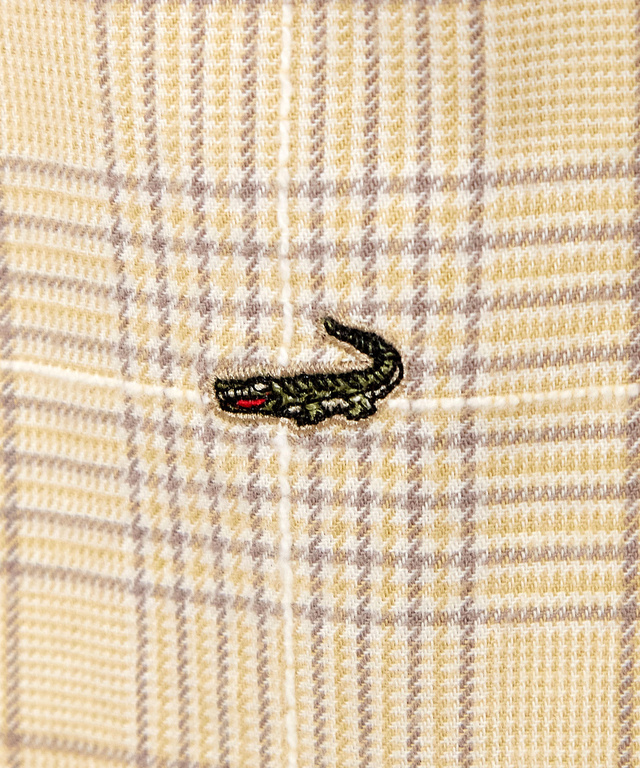 比翼フリル グレンチェック ブラウス