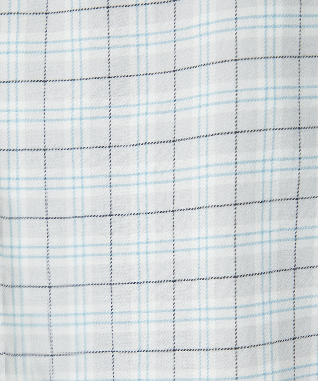 フランネル チェック柄 ブラウス