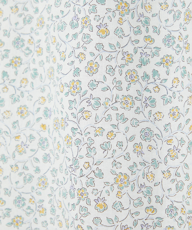 花柄プリント ピンタック ブラウス【オンラインショップ限定】