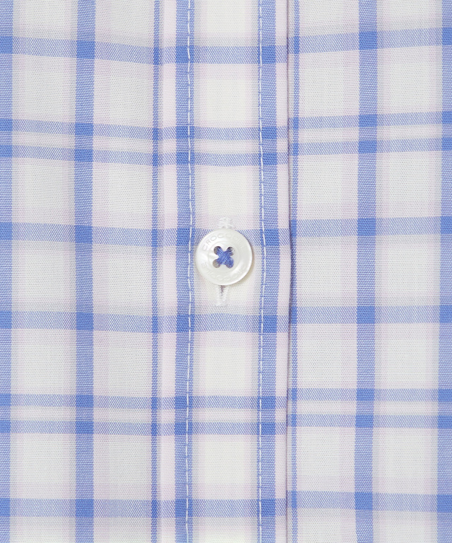 ノンアイロン チェック ブラウス【シワになりにくい】