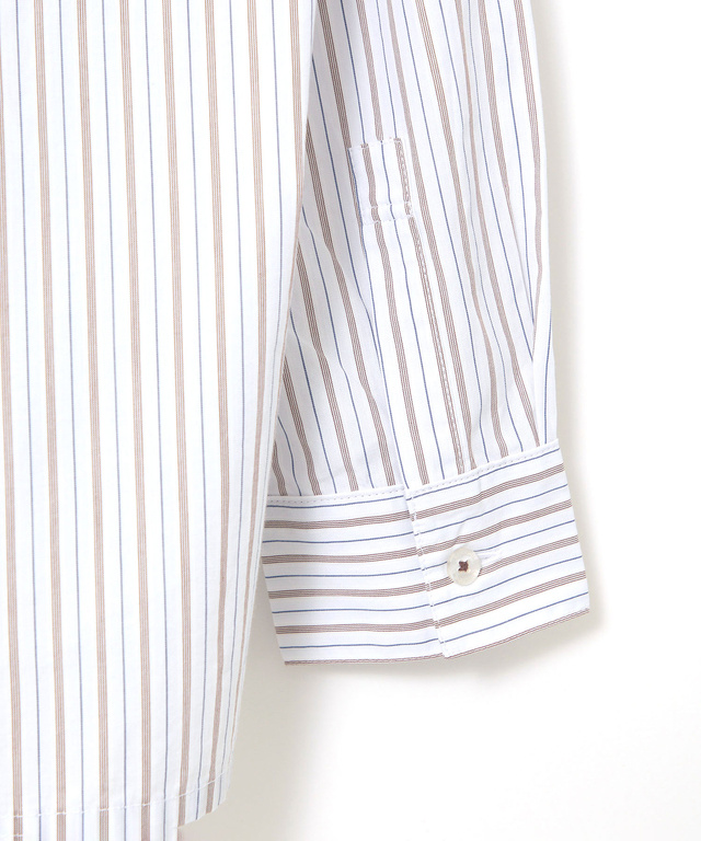 クレリック ストライプ ブラウス