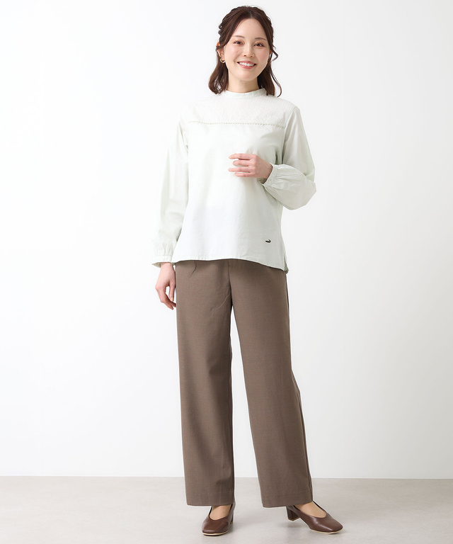 刺繍 フィレ ブラウス