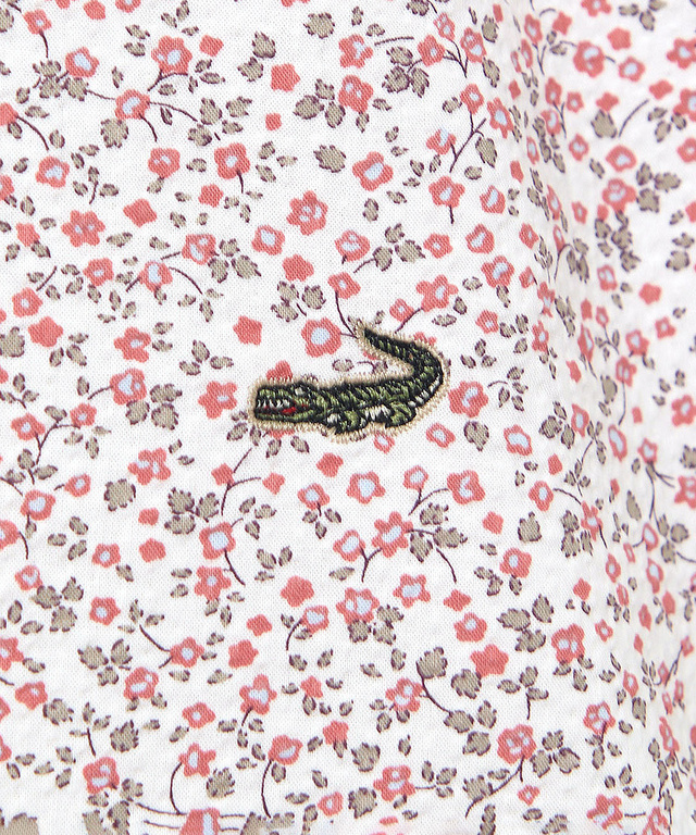 フリル襟 小花柄 ブラウス