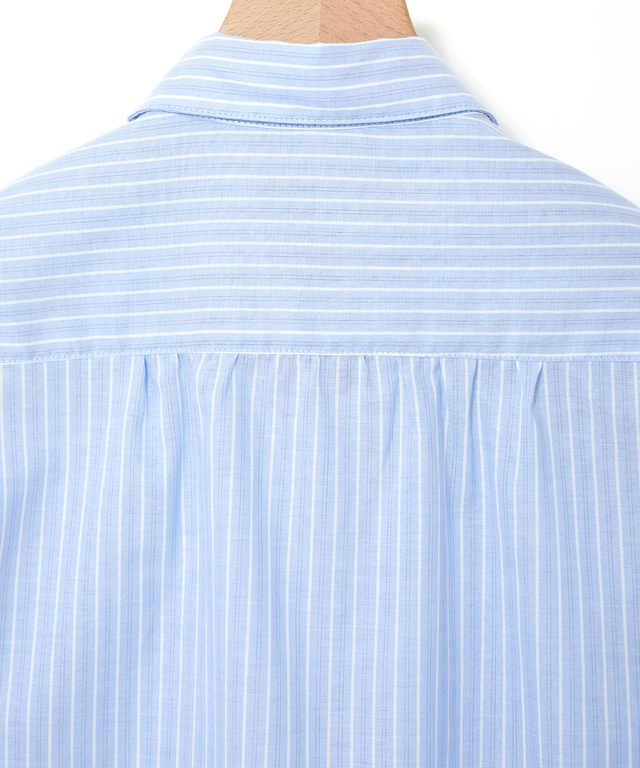 ノンアイロン ストライプ ブラウス