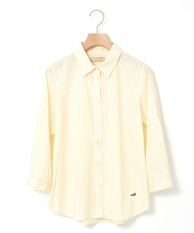 ノンアイロン ストライプ ブラウス