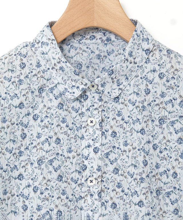 フラワープリント ブラウス【オンラインショップ・一部店舗限定】