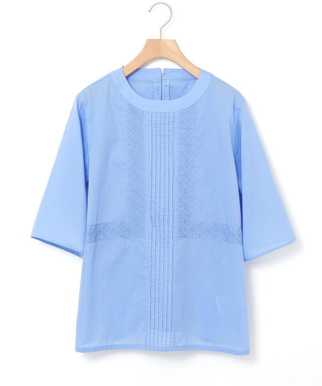 ピンタック 刺繍 ブラウス【オンラインショップ・一部店舗限定】